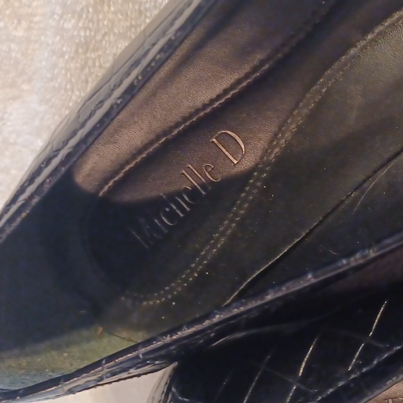 Michelle D black slip on shoes women's size 8 - Picture 3 of 4